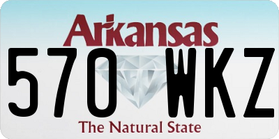 AR license plate 570WKZ