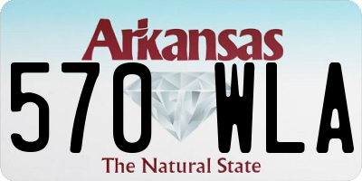 AR license plate 570WLA