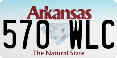 AR license plate 570WLC