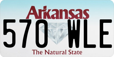 AR license plate 570WLE