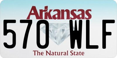 AR license plate 570WLF