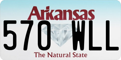 AR license plate 570WLL