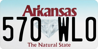 AR license plate 570WLO