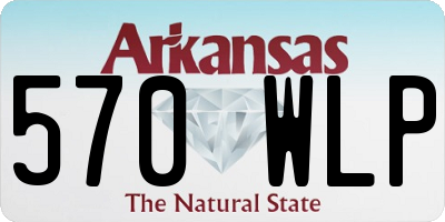 AR license plate 570WLP