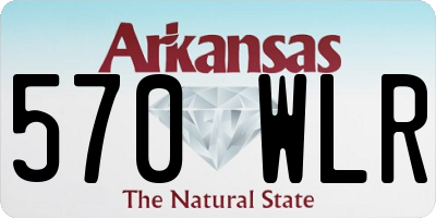 AR license plate 570WLR