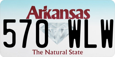 AR license plate 570WLW