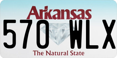 AR license plate 570WLX