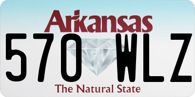 AR license plate 570WLZ