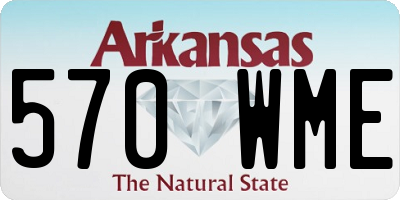 AR license plate 570WME