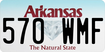 AR license plate 570WMF