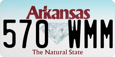 AR license plate 570WMM