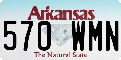 AR license plate 570WMN