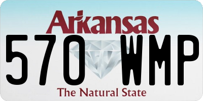 AR license plate 570WMP