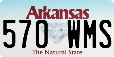 AR license plate 570WMS