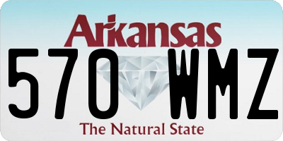 AR license plate 570WMZ