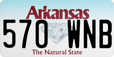 AR license plate 570WNB