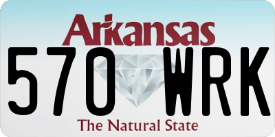 AR license plate 570WRK
