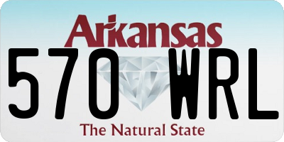 AR license plate 570WRL