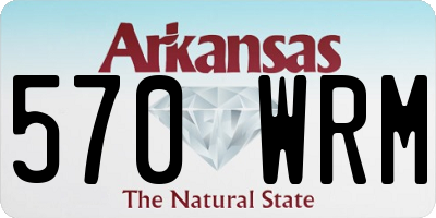 AR license plate 570WRM