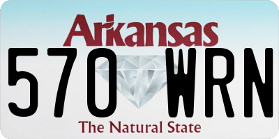 AR license plate 570WRN