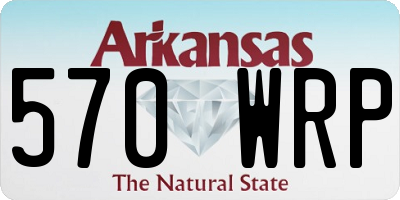 AR license plate 570WRP