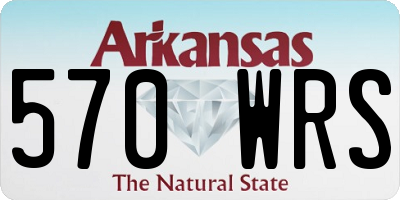 AR license plate 570WRS
