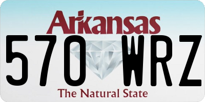AR license plate 570WRZ