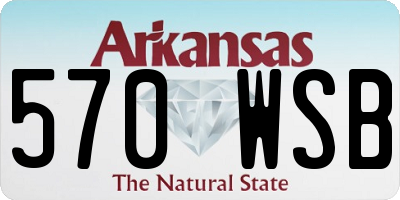 AR license plate 570WSB
