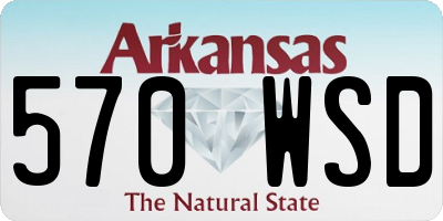 AR license plate 570WSD