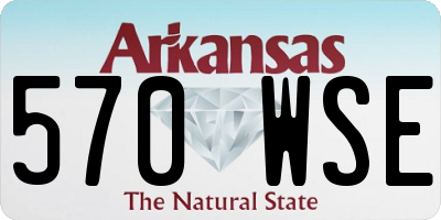 AR license plate 570WSE
