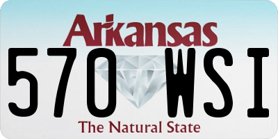 AR license plate 570WSI