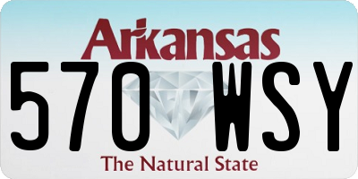 AR license plate 570WSY