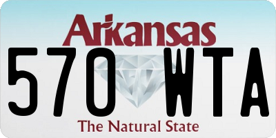 AR license plate 570WTA