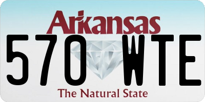 AR license plate 570WTE