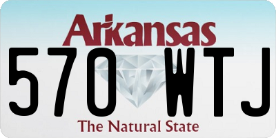 AR license plate 570WTJ