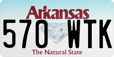 AR license plate 570WTK