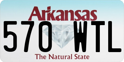 AR license plate 570WTL