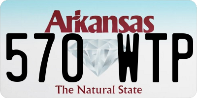 AR license plate 570WTP