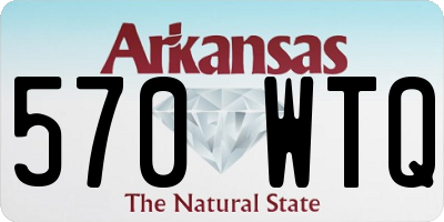 AR license plate 570WTQ