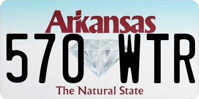 AR license plate 570WTR