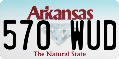 AR license plate 570WUD