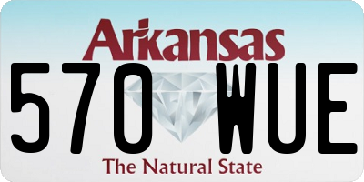 AR license plate 570WUE