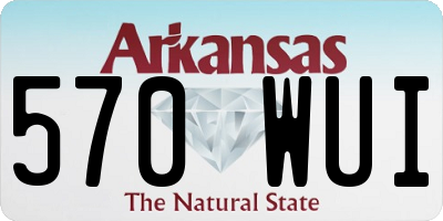 AR license plate 570WUI