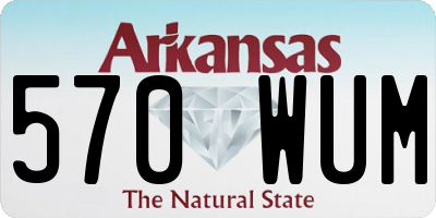 AR license plate 570WUM