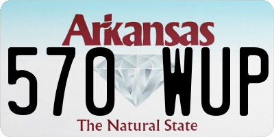 AR license plate 570WUP