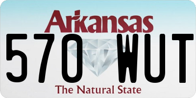 AR license plate 570WUT