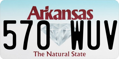 AR license plate 570WUV