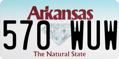 AR license plate 570WUW