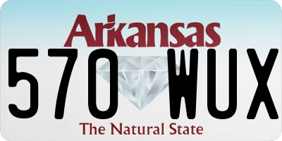 AR license plate 570WUX