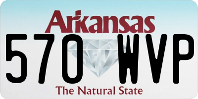 AR license plate 570WVP